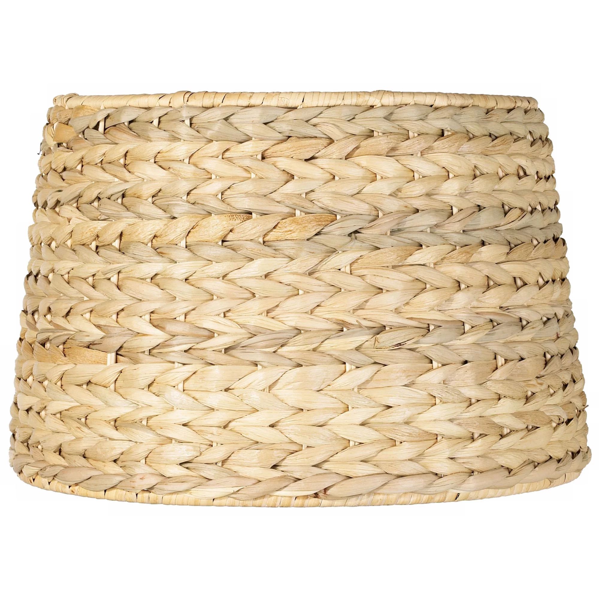 Brentwood Woven Seagrass Small Drum Lamp Shade 10" Top x 12" Bottom x 8.25" Slant x 8" High (Spid... | Walmart (US)