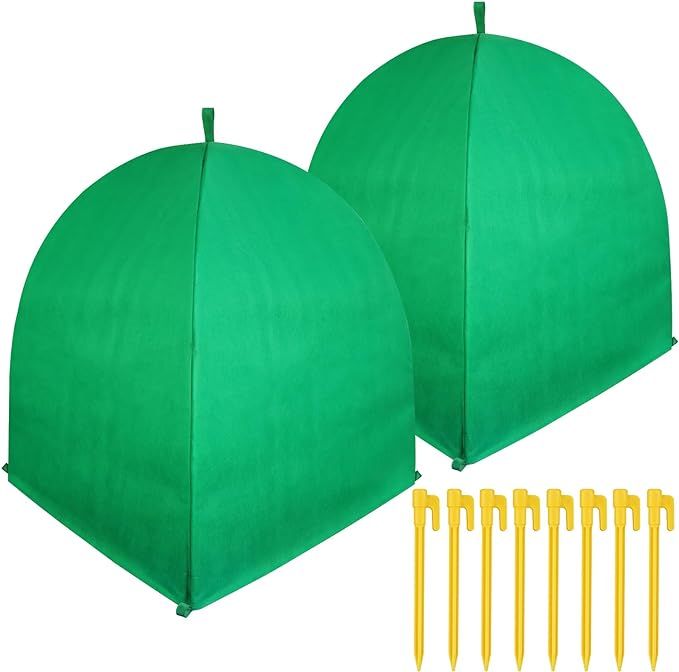 2 PACK Winter Plant Covers Freeze Protection Shrub Covers for Winter Frost Protection for Plants ... | Amazon (US)