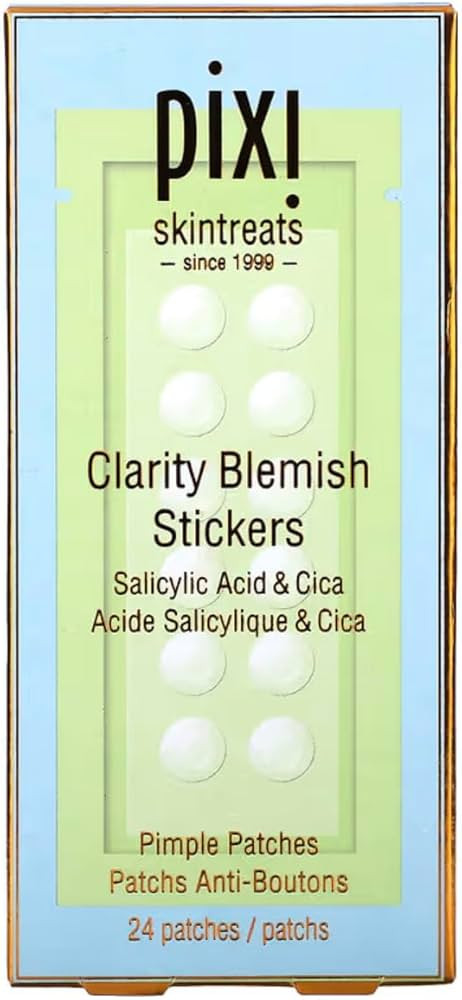 Pixi Clarity Blemish Stickers | Pimple Patches with Salicylic Acid, Green Tea & Cica for Clear & ... | Amazon (US)