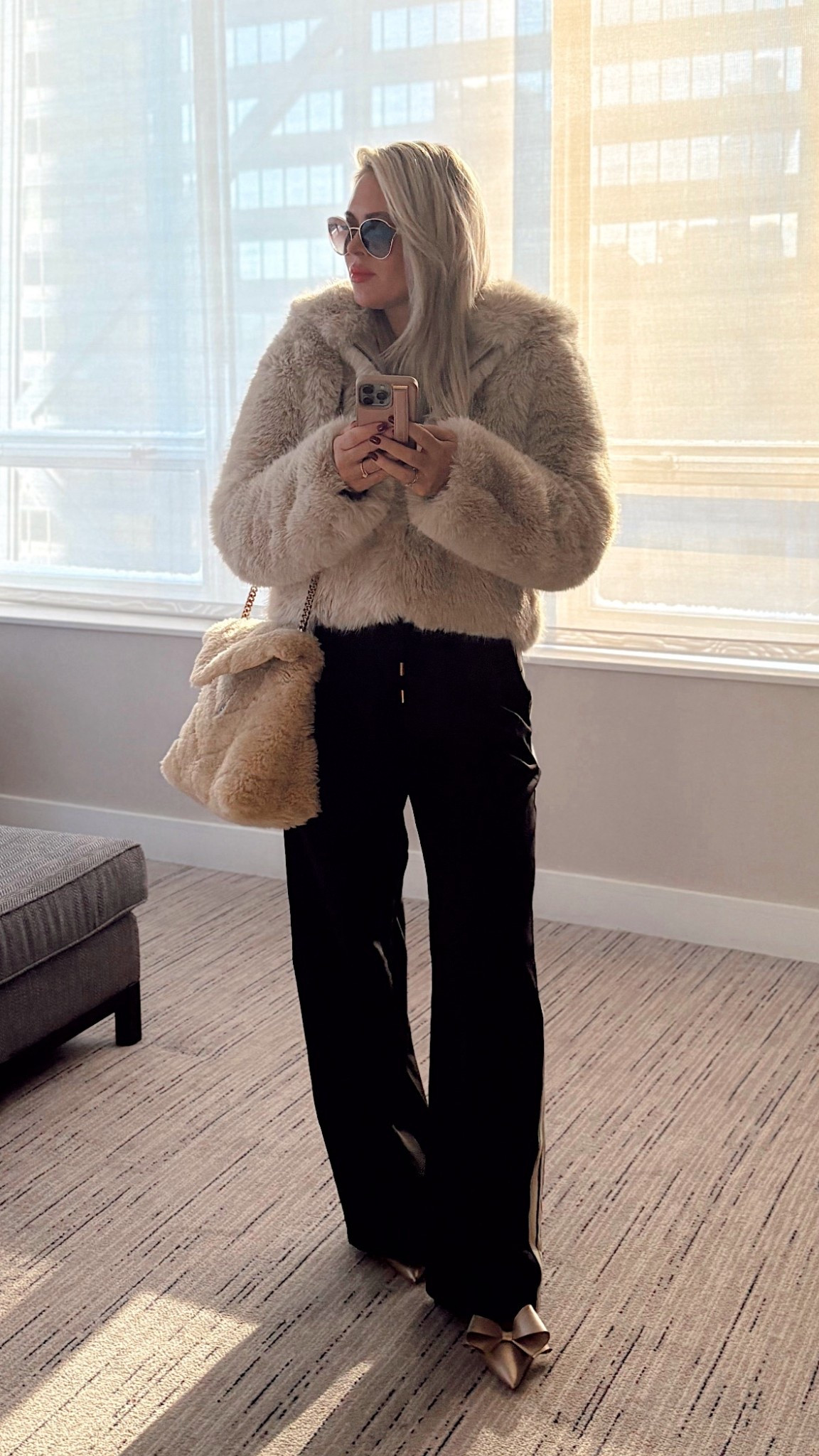 Elevated casual brunch outfit in the city! 
I’m in smalls

#LTKootd #LTKSeasonal #LTKHoliday