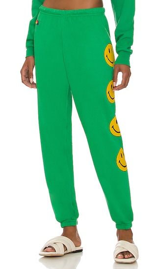 Smiley 2 Sweatpant in Kelly Green | Revolve Clothing (Global)