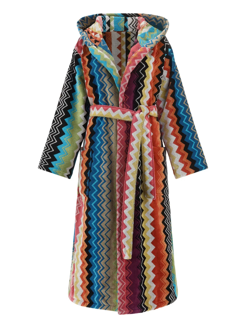 Missoni Home Giacomo Hooded Bathrobe | Cettire Global