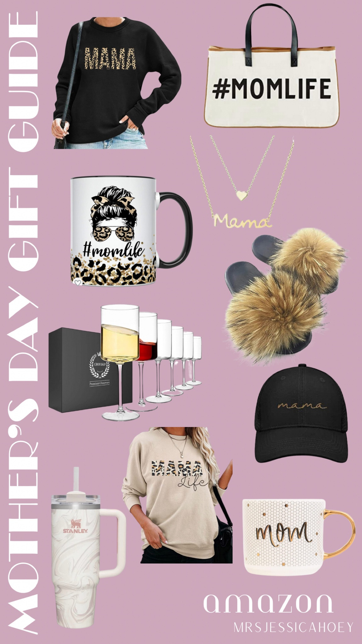 Women's Cross Band Slippers Fuzzy Soft House Slippers. Square Wine Glasses Set of 6. Large, Momlife handbag. Mom Baseball Hat. Mom Mug. Mom necklace. Mama sweatshirt. Stanley tumbler. Mother’s Day Gift guide. 🤍

#LTKFind #LTKGiftGuide #LTKunder50