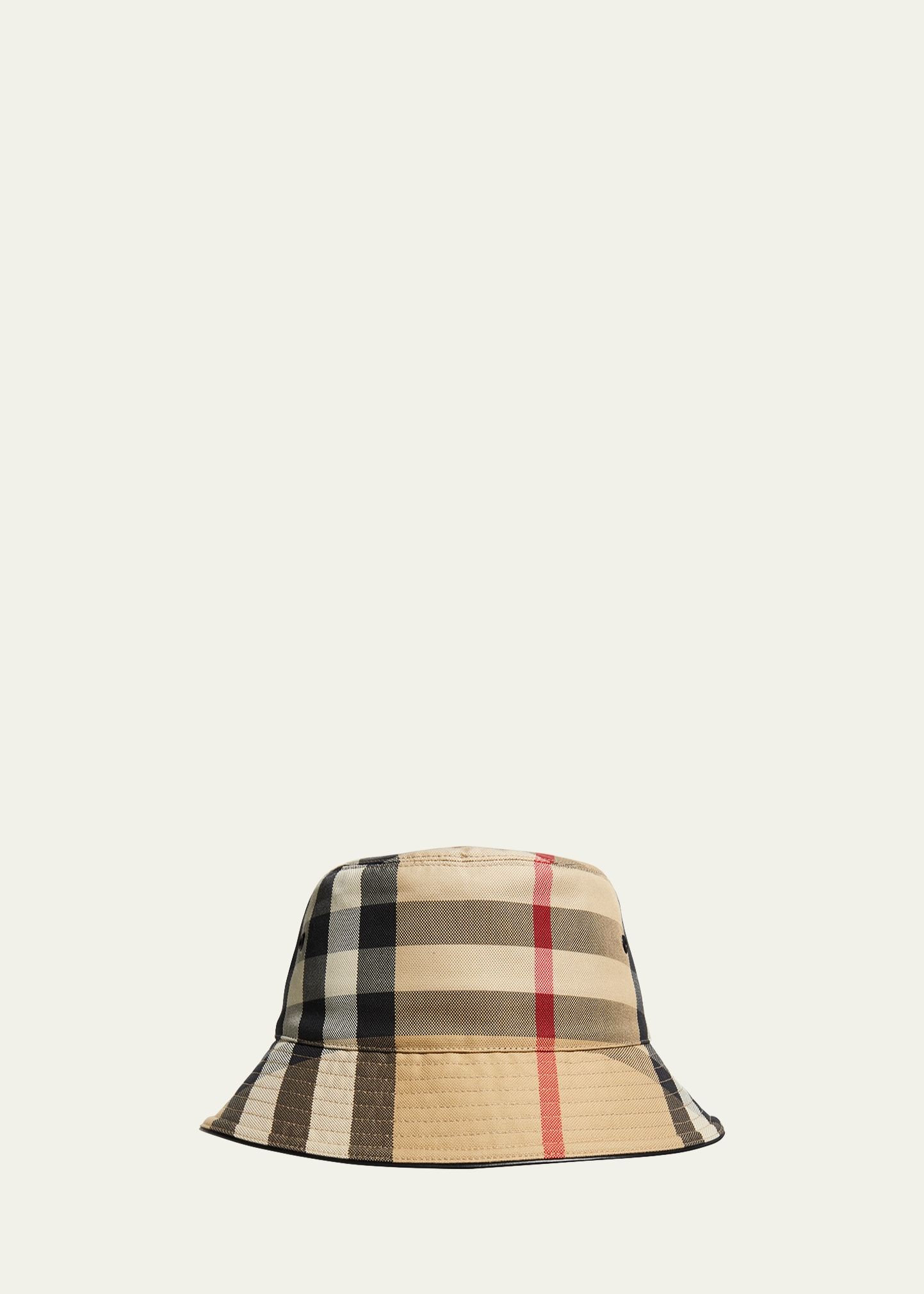 Burberry Giant Check Canvas Bucket Hat | Bergdorf Goodman