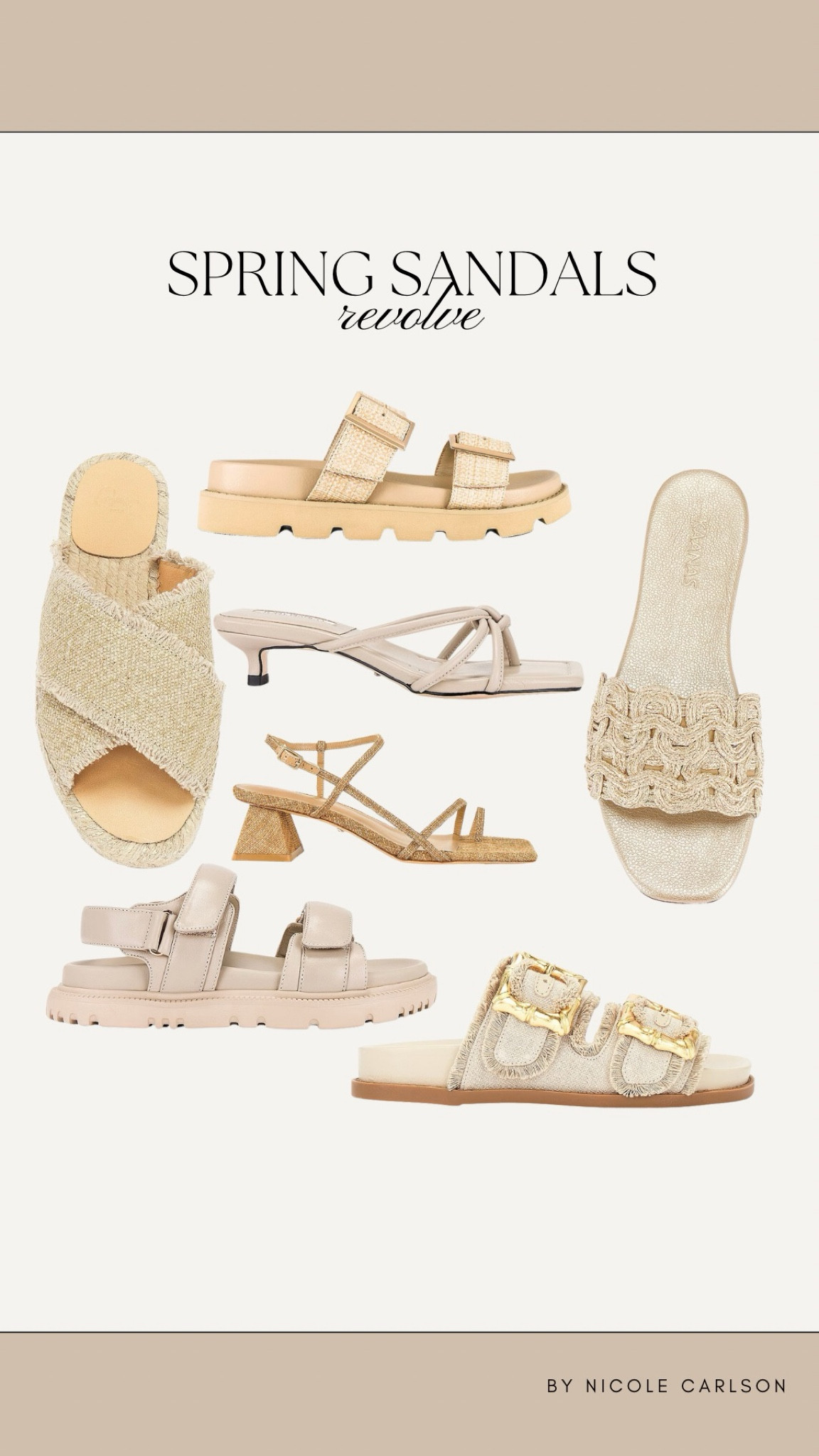 Spring sandals from Revolve! 

#LTKshoecrush #LTKtravel #LTKSeasonal