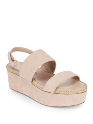 Alice + Olivia - Anastasia Leather Platform Sandals | Saks Fifth Avenue OFF 5TH