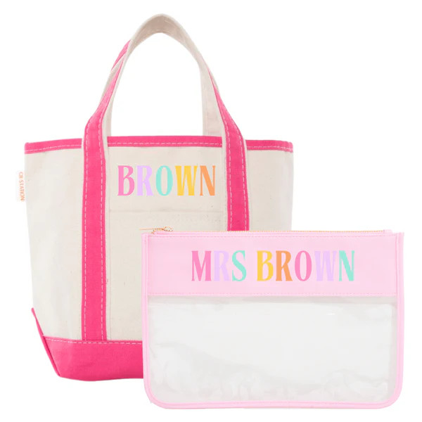 Teacher Tote & Pouch Bundle | Sprinkled With Pink