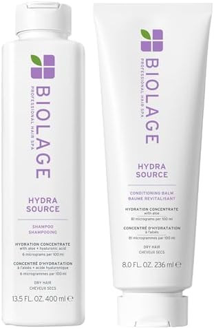 Biolage Hydra Source Shampoo & Conditioning Balm Set - Deeply Hydrates & Moisturizes Dry Hair, In... | Amazon (US)