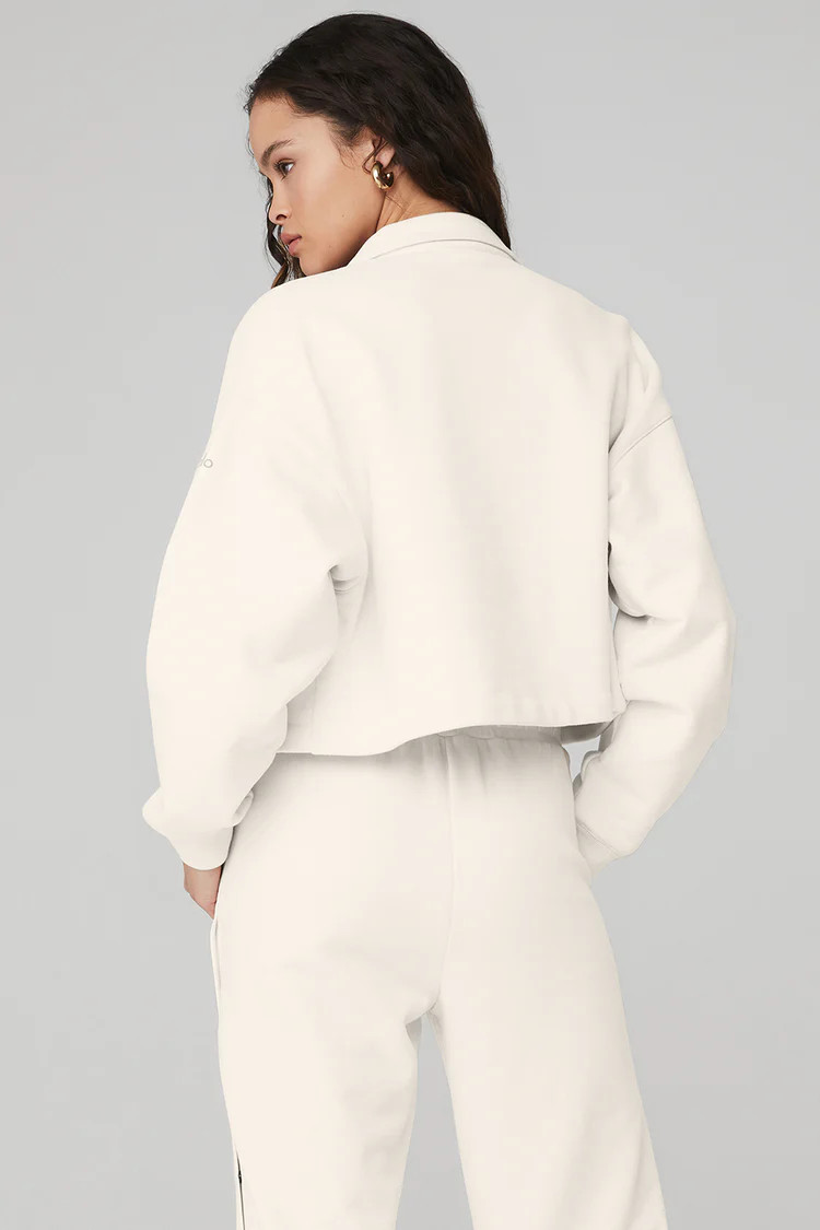 Renown Cropped Button-Up Pullover | Alo Yoga (US)
