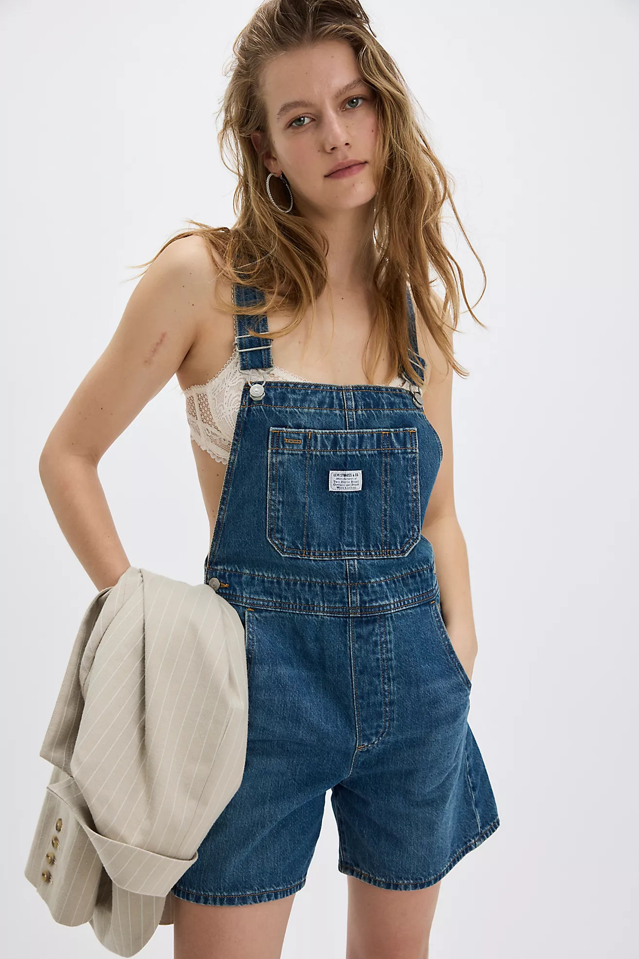 Levi's Utility Shortalls | Free People (Global - UK&FR Excluded)