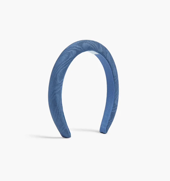 The Alice Headband - Navy Moiré | Hill House Home