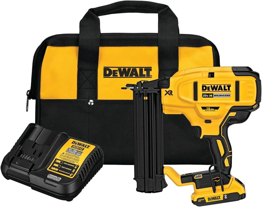 DEWALT 20V MAX* Cordless Brad Nailer Kit, 18GA (DCN680D1) | Amazon (US)