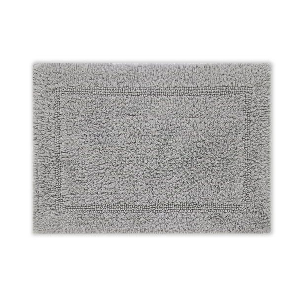 Better Homes & Gardens Bath Rug Cotton Reversible Washable, 17" x 24", Soft Silver - Walmart.com | Walmart (US)