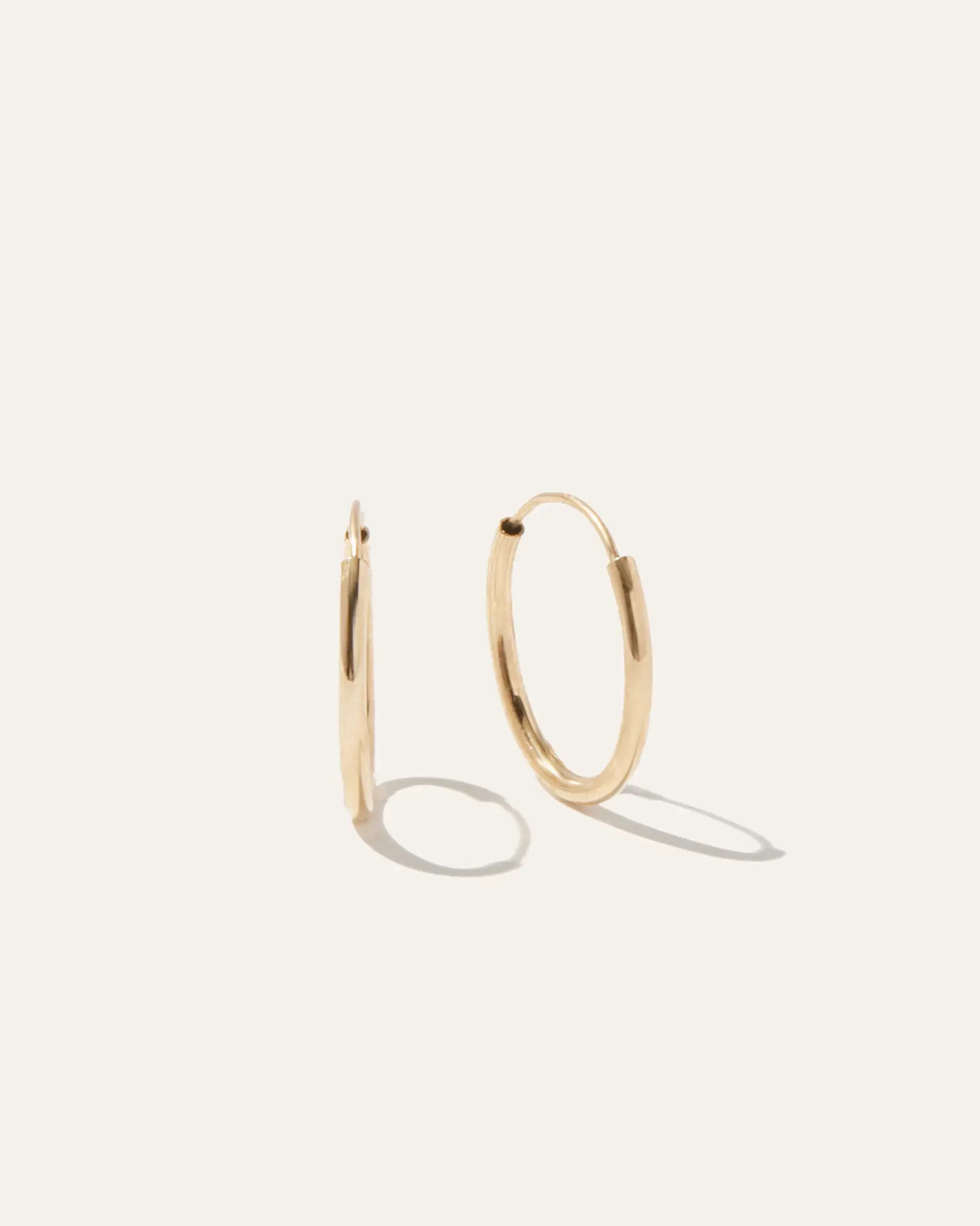 14K Gold Everyday Hoops in Yellow Gold | Quince