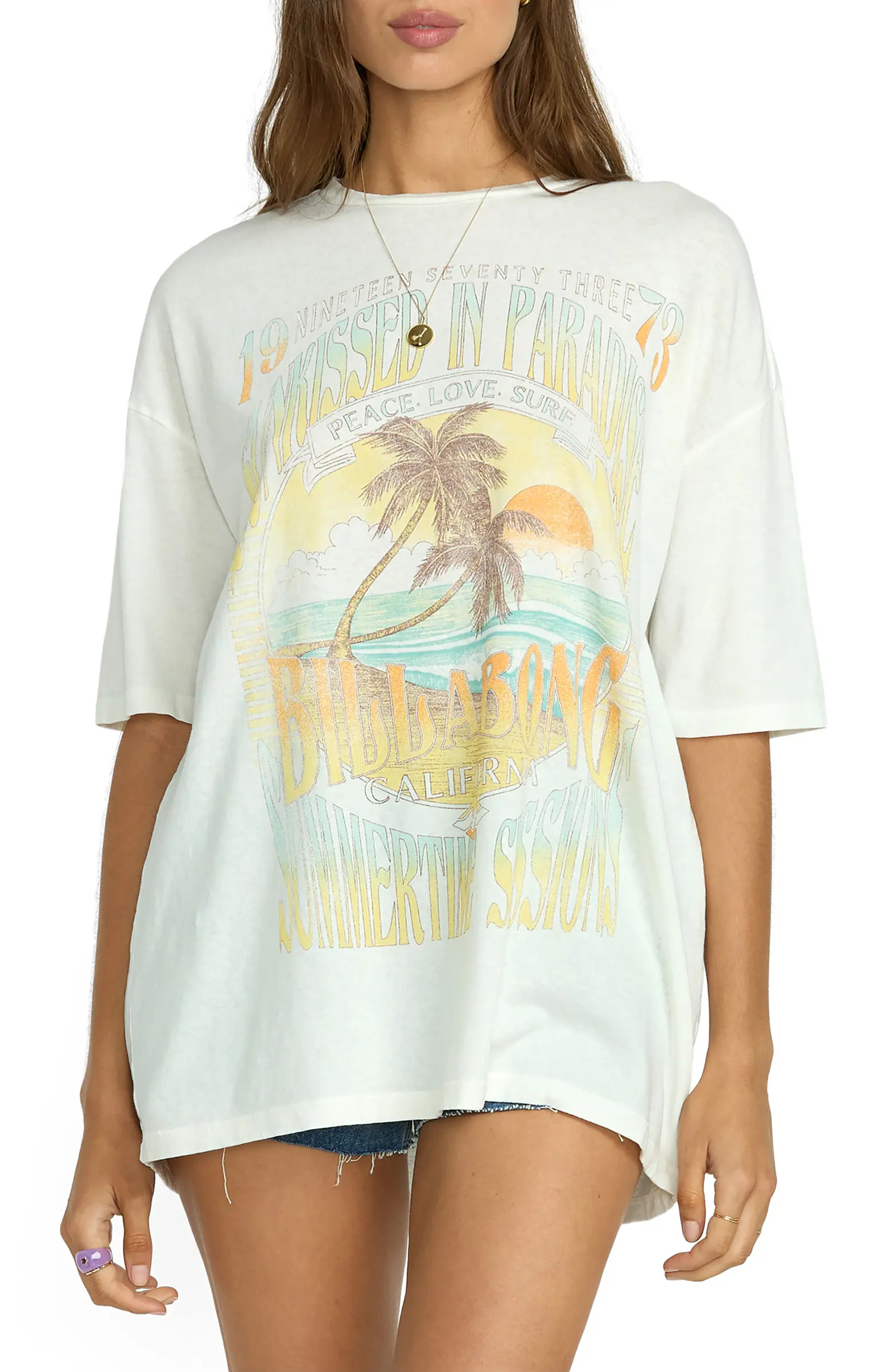Billabong Sunset Mindset Oversize Cotton Graphic T-Shirt | Nordstrom | Nordstrom