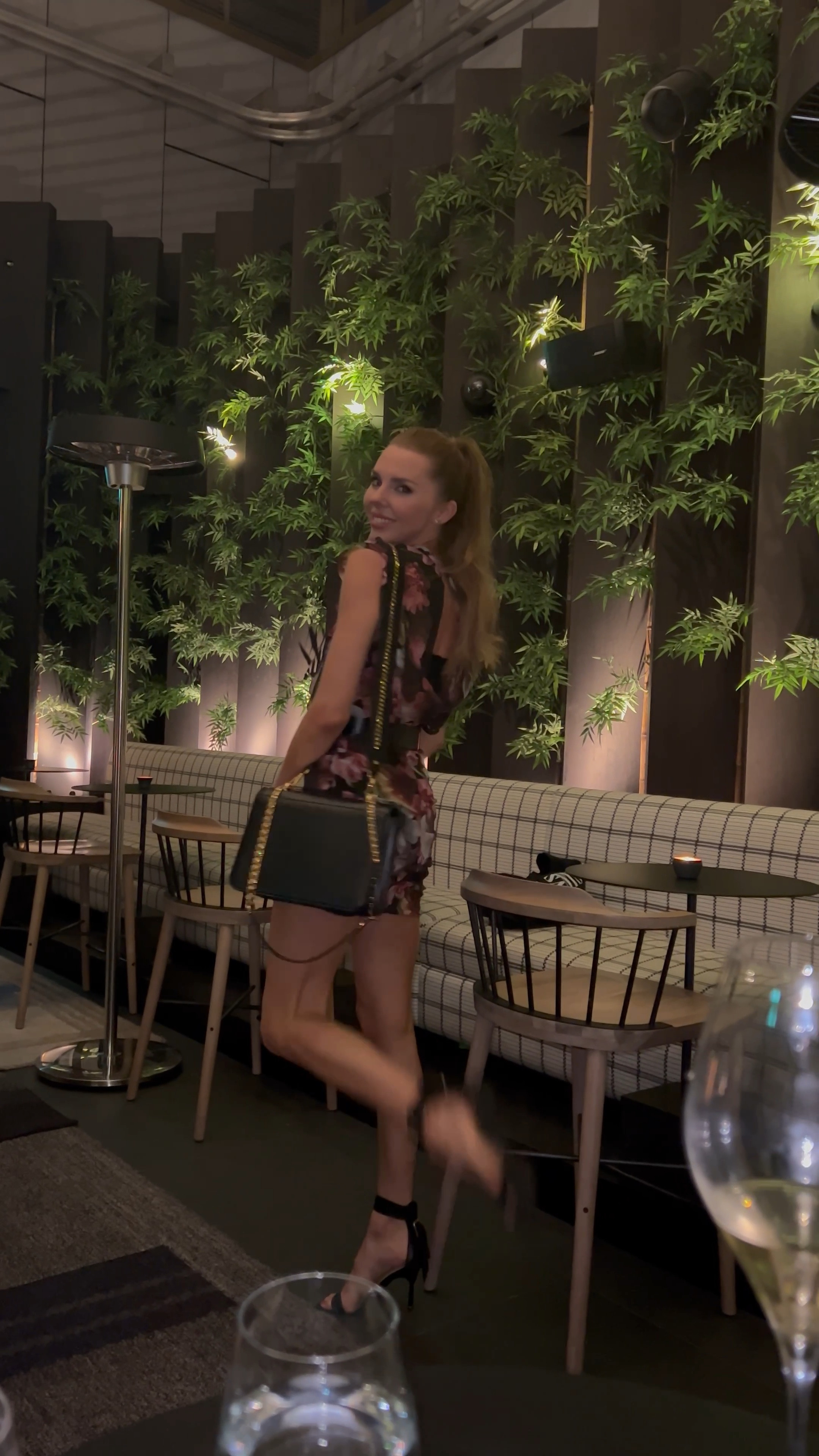 Floral mini dress
