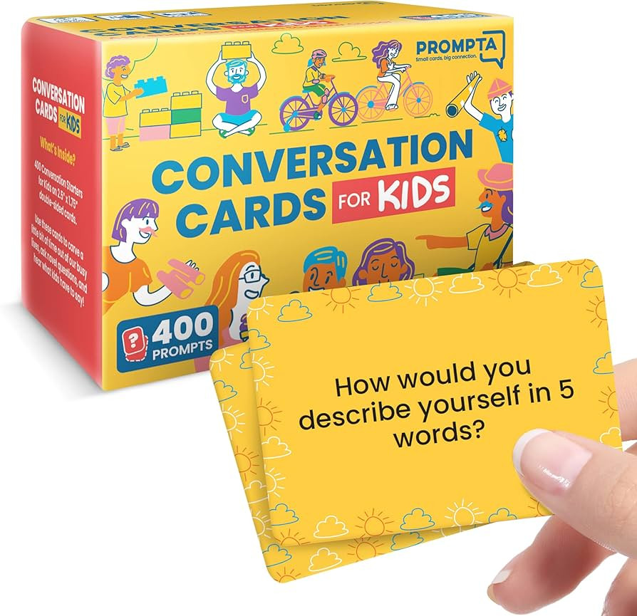 Conversation Cards for Kids – 400 Fun Conversation Starters for Family Game Night or Dinner –... | Amazon (US)