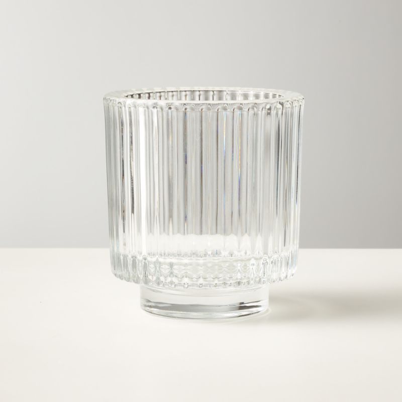 Ezra Glass Modern Votive Candle Holder + Reviews | CB2 | CB2