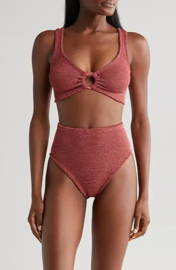 Hunza G Nadine Seersucker Two-Piece Swimsuit | Nordstrom | Nordstrom