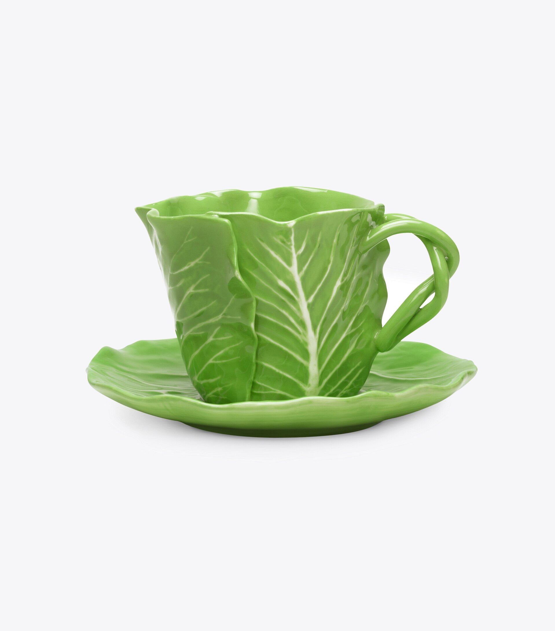 Lettuce Ware Cup & Saucer, Set Of 2 | Tory Burch (US)