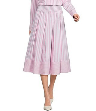 Buru Smocked Waist Midi Skirt - XXL | Dillard's