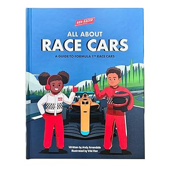 All About Race Cars: A STEM Formula 1 Learning Book for Kids (Ages 5–10)      First Edition | Amazon (US)