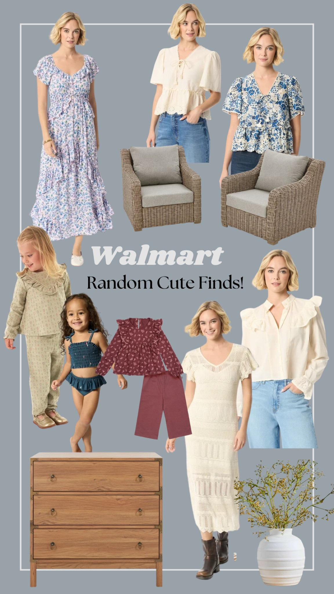 Cute Walmart finds

Dresser, nightstand, spring tops, outdoor furniture, spring dress

#LTKOver40 #LTKHome #LTKKids