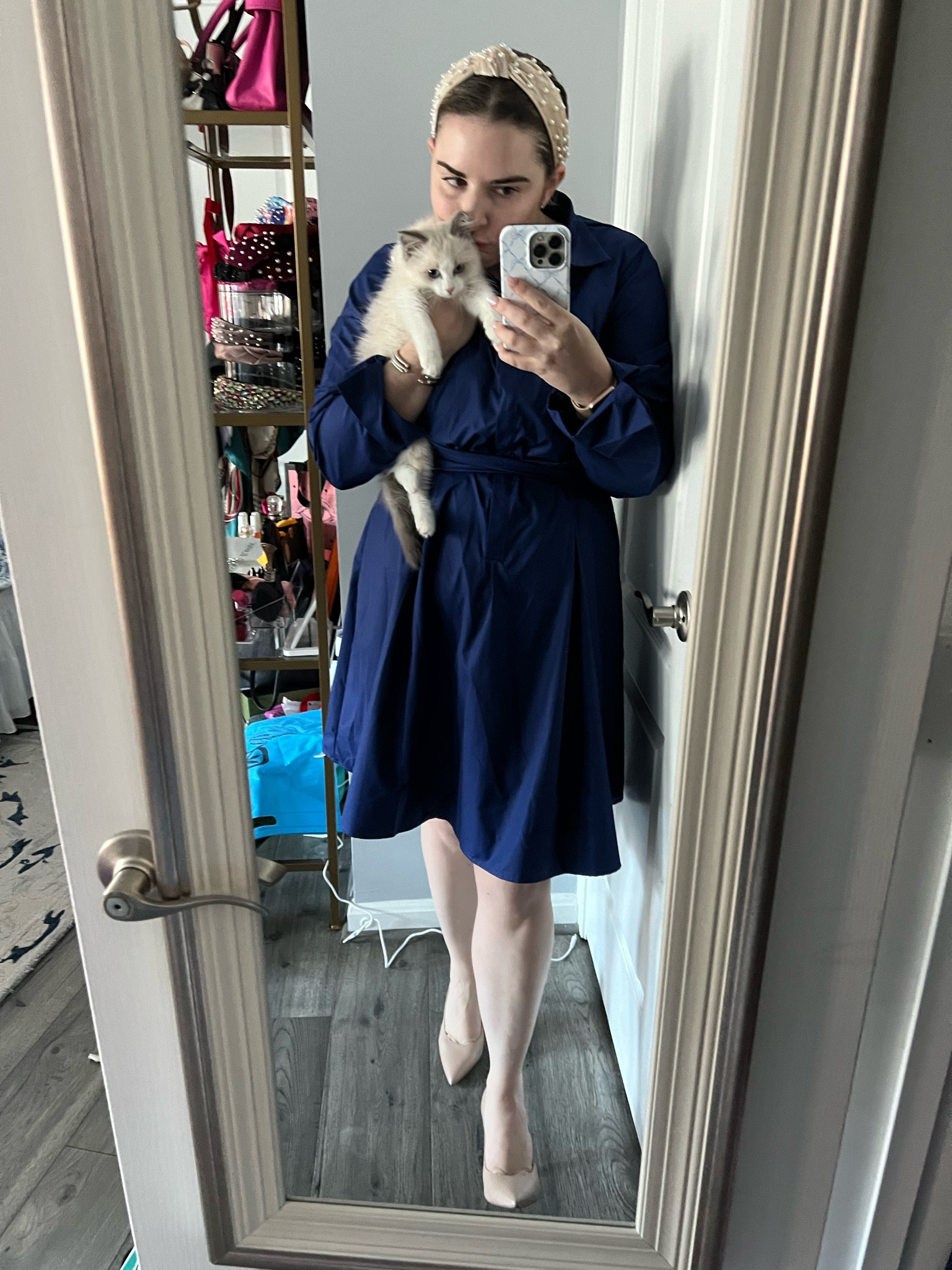 Office outfit 

Midsize outfit, workwear outfit, blue dress, shirtdress, shirt dress, pointed toe heels 

#LTKworkwear #LTKstyletip #LTKmidsize