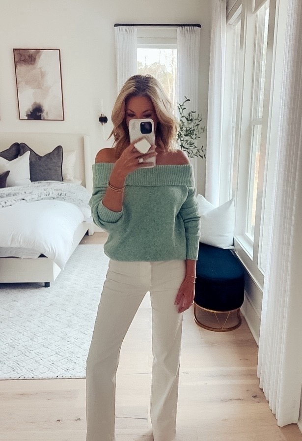 Spring color, still cozy, and effortlessly elevated 🌸✨

This is your sign you don’t have to wait for warm weather to start dressing like spring 💁🏼‍♀️ I’m leaning into soft, fresh colors while keeping it practical for those still-chilly days—and this look is the perfect balance.

On my way to celebrate my sweet mama’s birthday 💕 and I wanted something that felt:
• Light + feminine for spring
• Cozy enough for the cooler temps
• Polished without trying too hard

This outfit gives that “put together but easy” energy we all want right now 👏🏼

Think: layering your favorite spring tones with elevated basics that keep you warm but still look chic. It’s all about mixing seasons in a way that feels intentional and stylish.

Everything is linked for you to recreate this exact look—because you deserve to step into spring feeling confident and put together 💖

#LTKSeasonal #LTKootd #LTKU