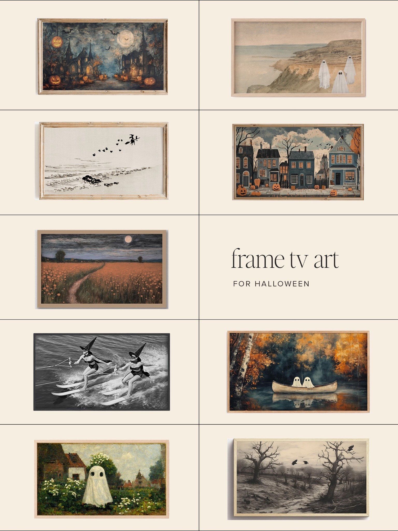 spoooky frame tv art for Halloween 🎃

#LTKHome #LTKHalloween #LTKSeasonal