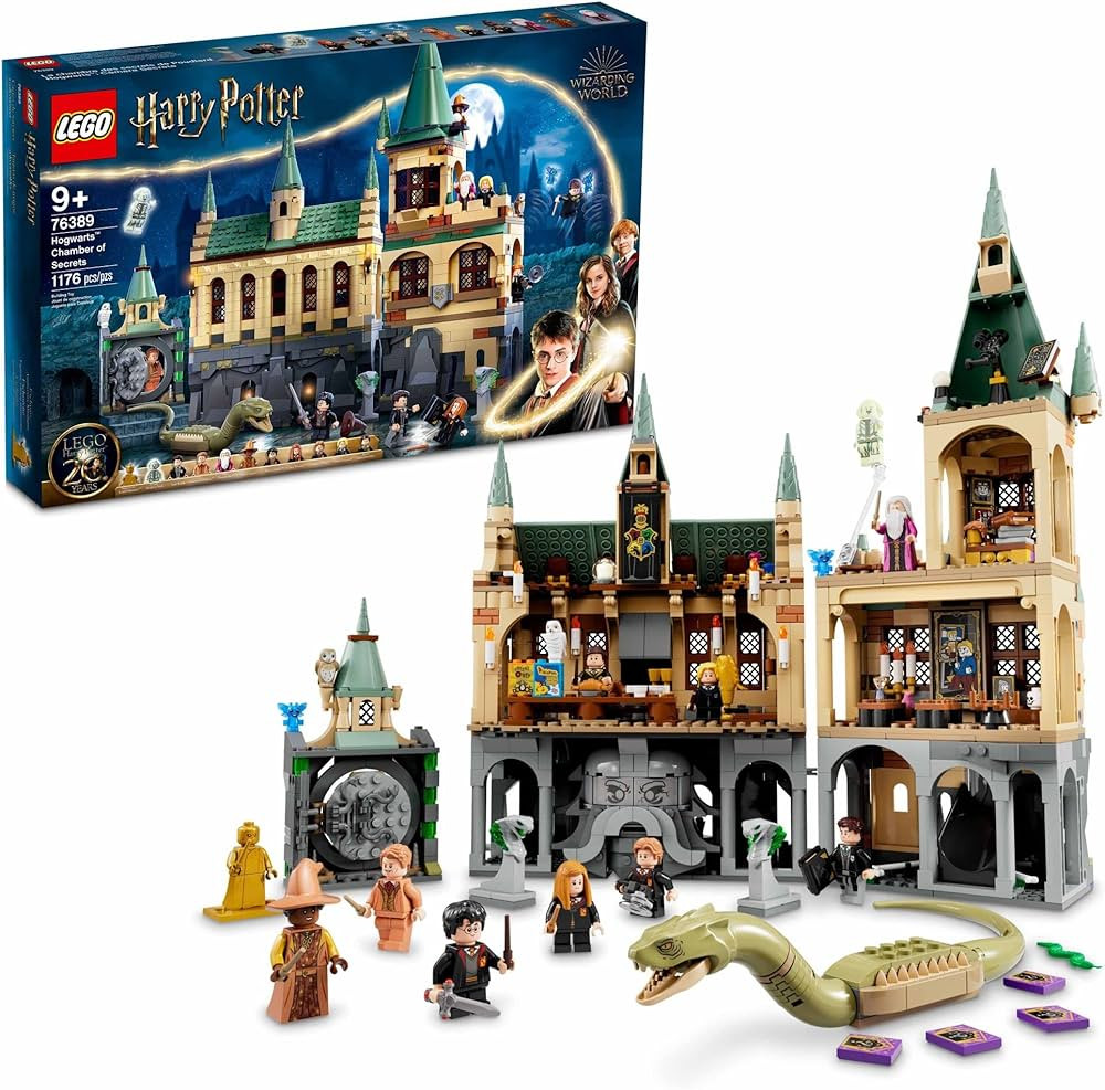 LEGO Harry Potter Hogwarts Chamber of Secrets 76389 Castle Toy with The Great Hall, 20th Annivers... | Amazon (US)