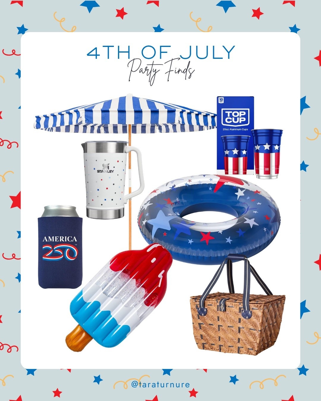 Everything you need for the perfect 4th of July celebration 🇺🇸✨

From patriotic drinkware and picnic essentials to pool floats, beach accessories, and backyard party favorites—these fun finds will make your holiday weekend even better.

#FourthOfJuly #4thOfJulyParty #PatrioticStyle #SummerHosting #AmazonFinds #AmazonFavorites #PatrioticDecor #BackyardParty #PoolDay

#LTKSeasonal #LTKHome