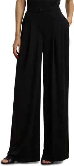 Lauren Ralph Lauren Jersey Wide Leg Pants | Nordstrom | Nordstrom