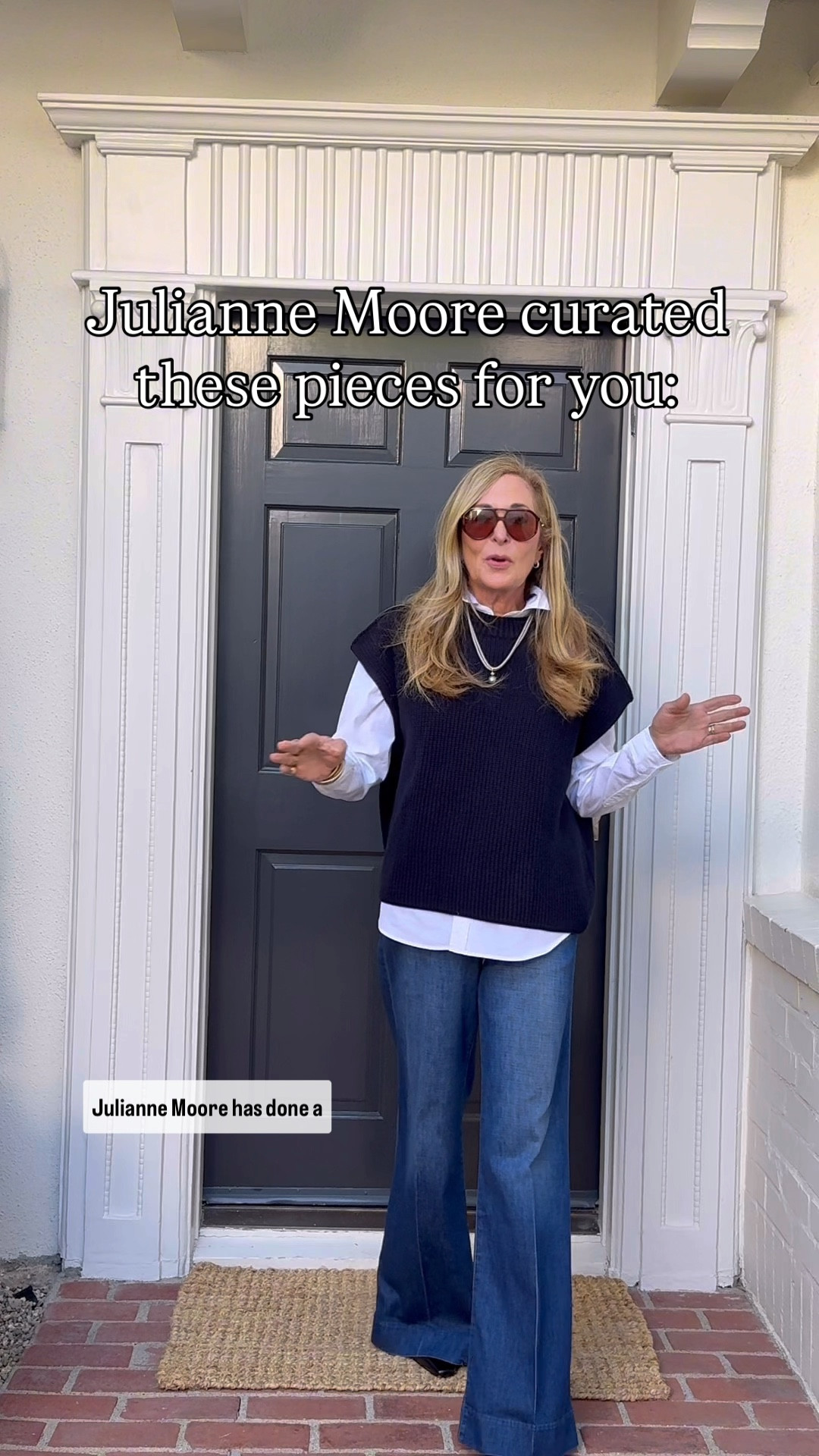 The @juliannemoore capsule from @frankandeileen is cool girl perfection. #WearLoveRepeat #FrankandEileenPartner 

#LTKStyleTip #LTKSeasonal #LTKOver40