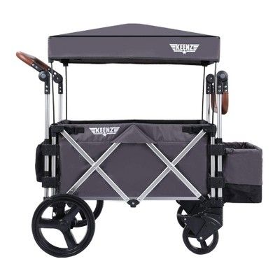 Keenz 7S Push Pull Baby Collapsible Folding Wheeled Stroller Wagon with Protective Canopy Cover, ... | Target