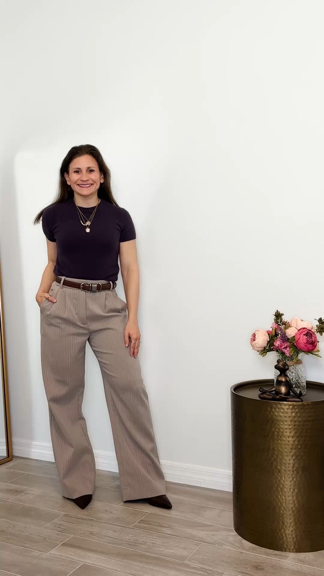 Purple for school colors. I get to teach faculty today how to use Copilot for aligning course learning outcomes, and program learning outcomes to assignments 😏￼ professional office style that is petite friendly ￼

#LTKootd #LTKWorkwear #LTKPetite