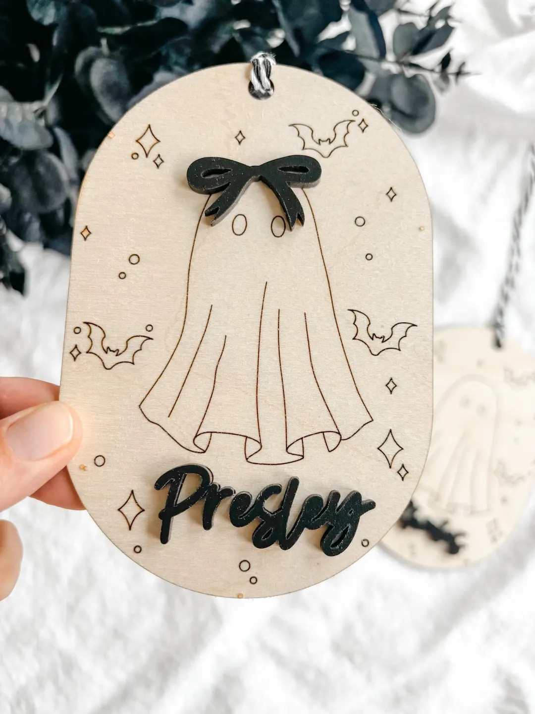 Halloween Name Tags, Personalized Trick or Treat Bag Name Tag, Halloween Basket Tag, Boo Basket N... | Etsy (US)