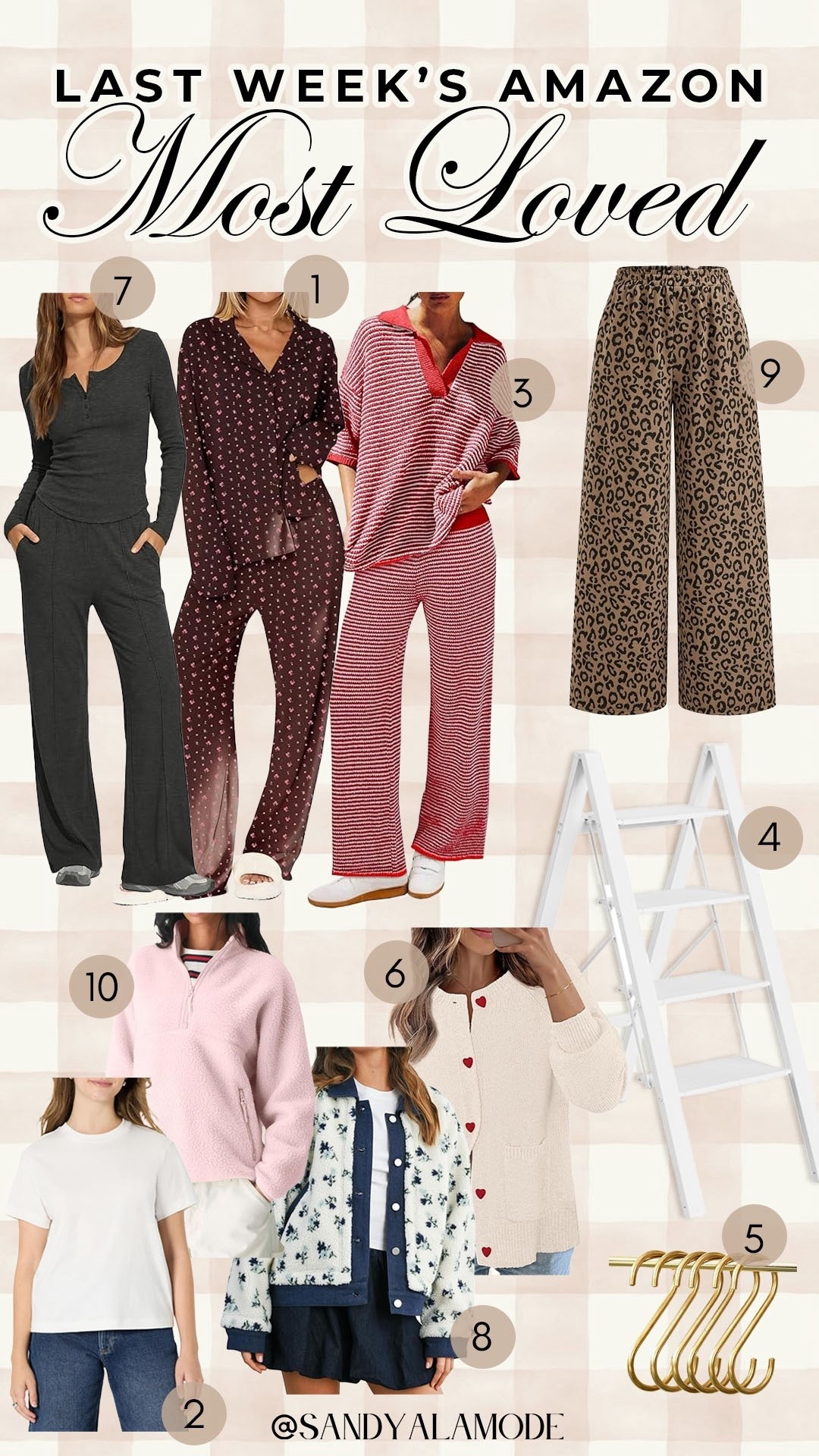 Last week’s Amazon best sellers. Amazon finds. Amazon fashion. Amazon matching set. Amazon organization essentials. Amazon leopard pants. Amazon spring sweater  

#LTKSaleAlert #LTKSeasonal #LTKootd