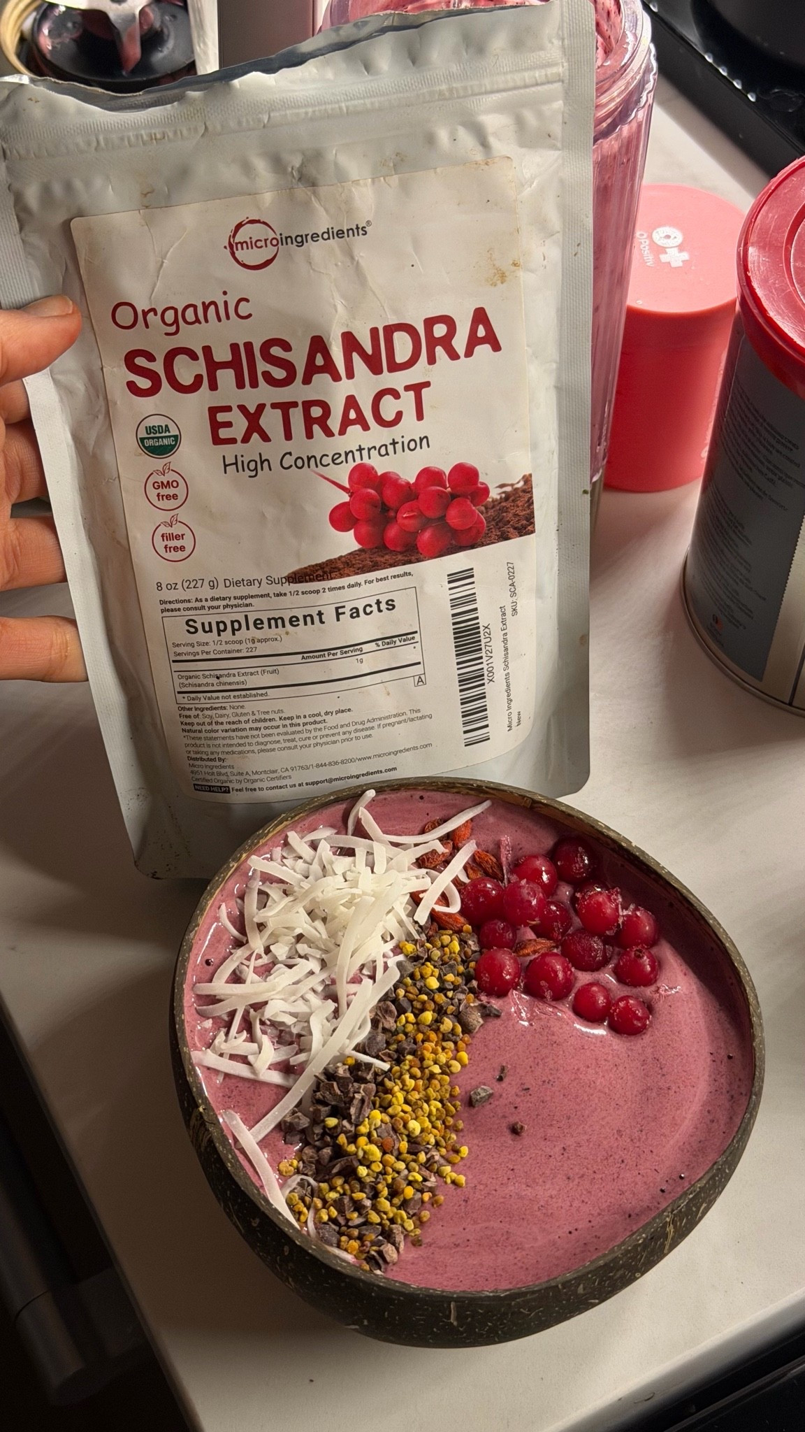 Schisandra for energy and focus i add in my smoothies