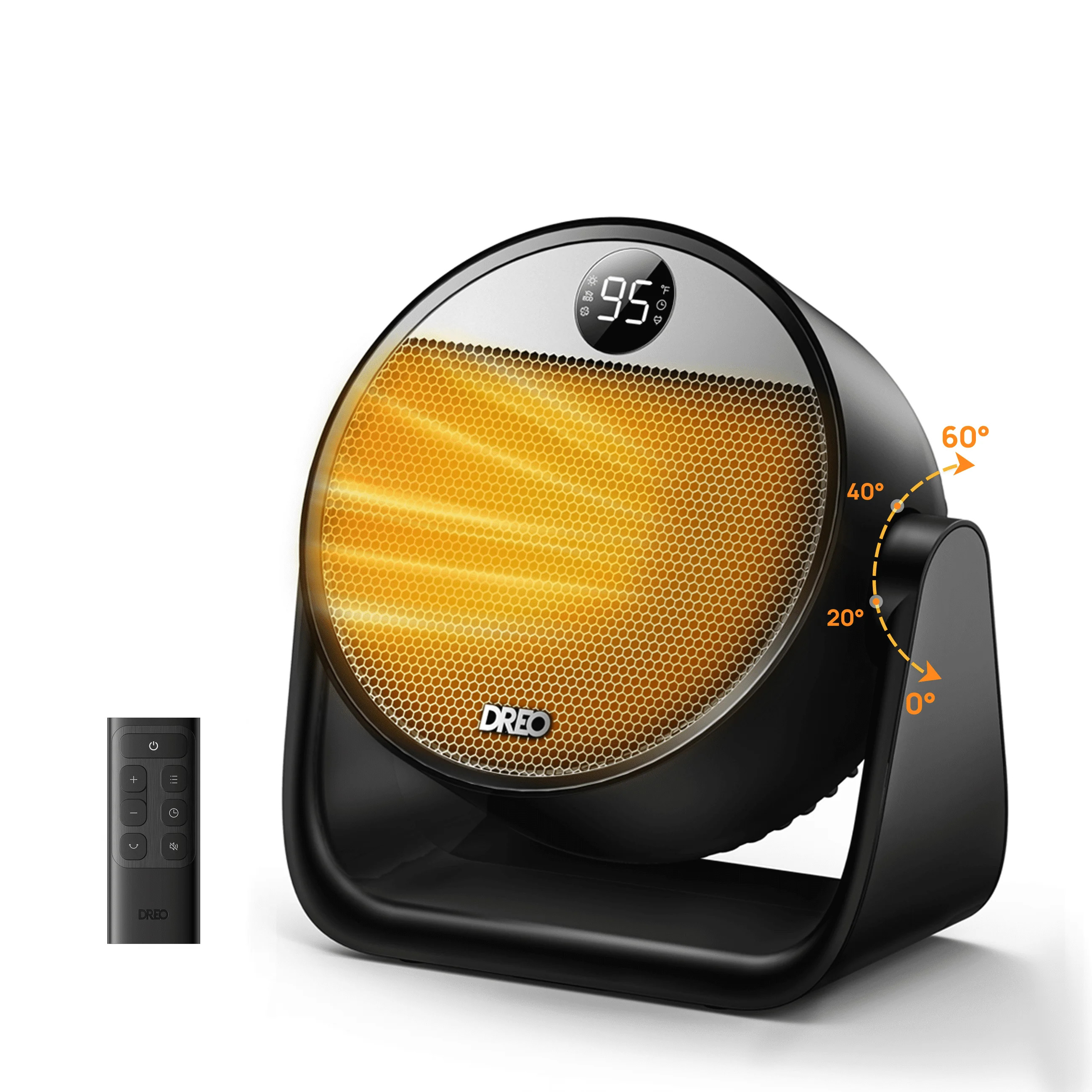 DREO Heater, Space Heater with 60° Adjustable Tilt, 1500W Electric Heaters for Inside with Therm... | Walmart (US)