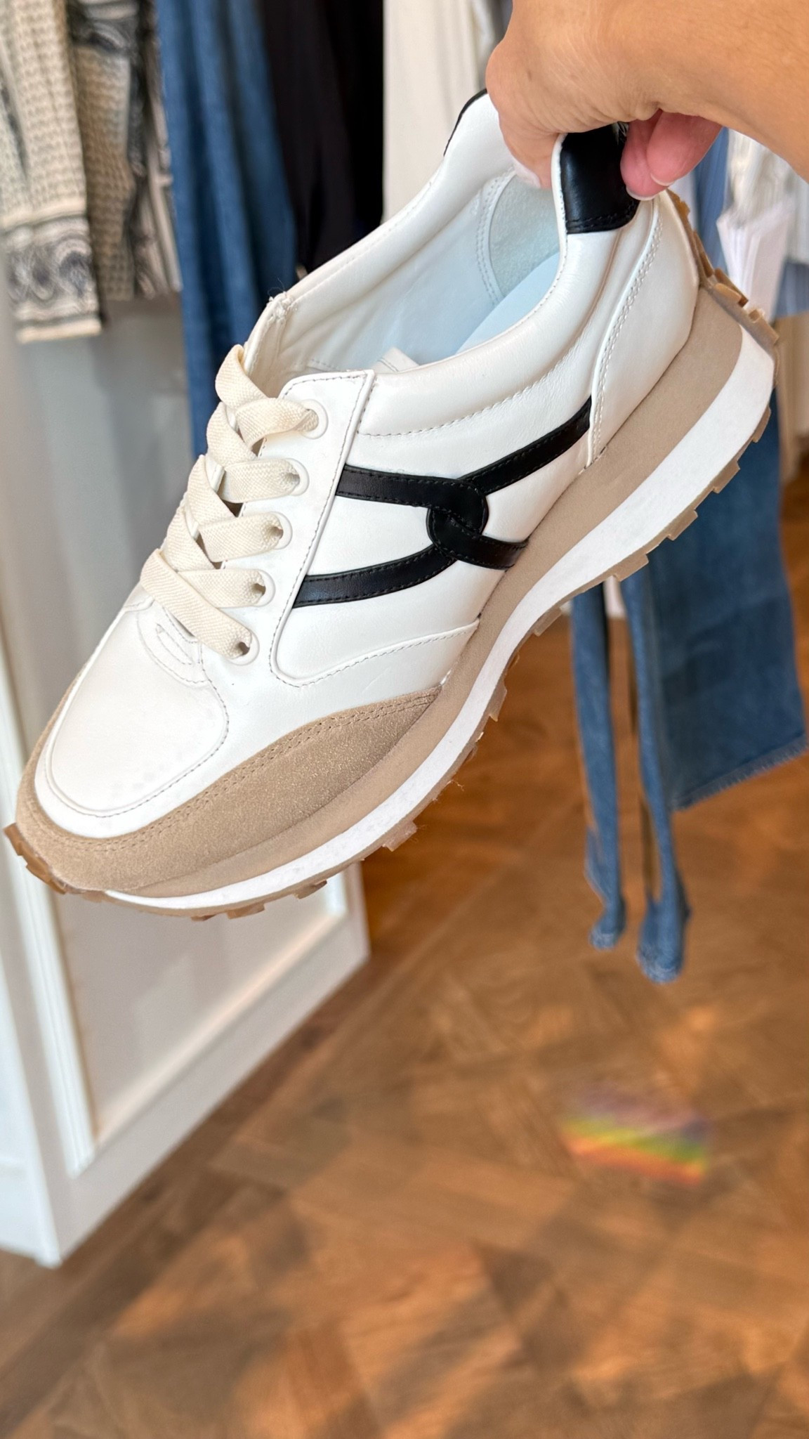 If you buy only one sneaker this season, make it this one!! Slips on (faux laces), so comfortable, 2” lift for longer legs, and super chic. I LOVE these!!!

#LTKdayinmylife #LTKfitnessgoals #LTKTravel