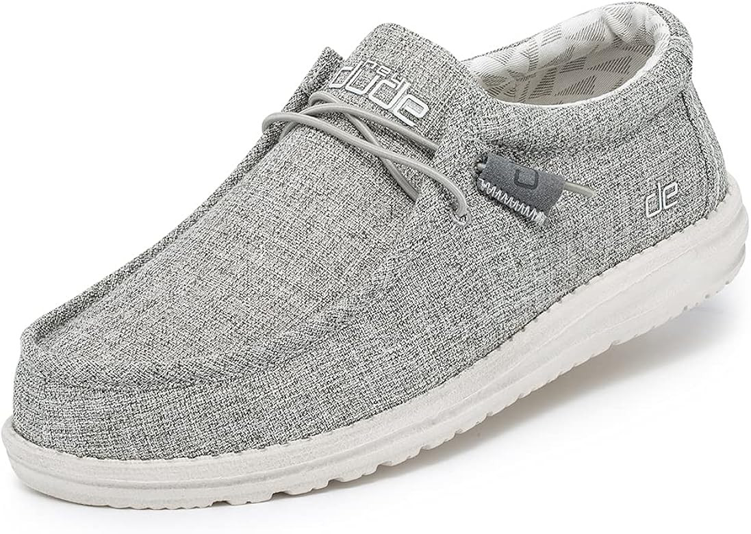 Hey Dude Men’s Wally Loafer Multiple Colors | Men’s Shoes | Men's Lace Up Loafers | Amazon (US)