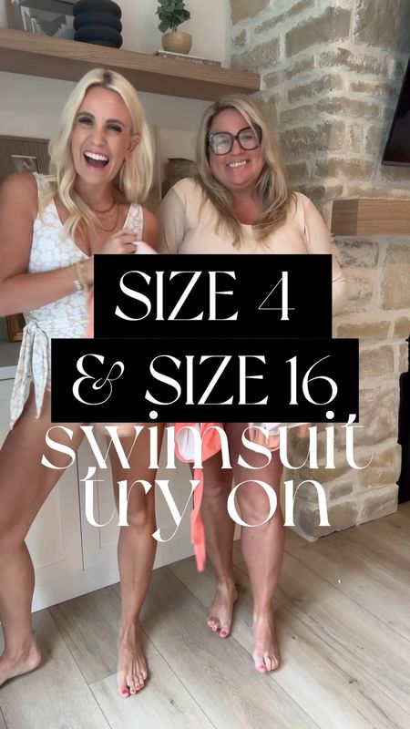 Plus size swimsuit try on. I am wearing a size small and my sister is in an XXL. 

#LTKFindsUnder100 #LTKFindsUnder50 #LTKStyleTip