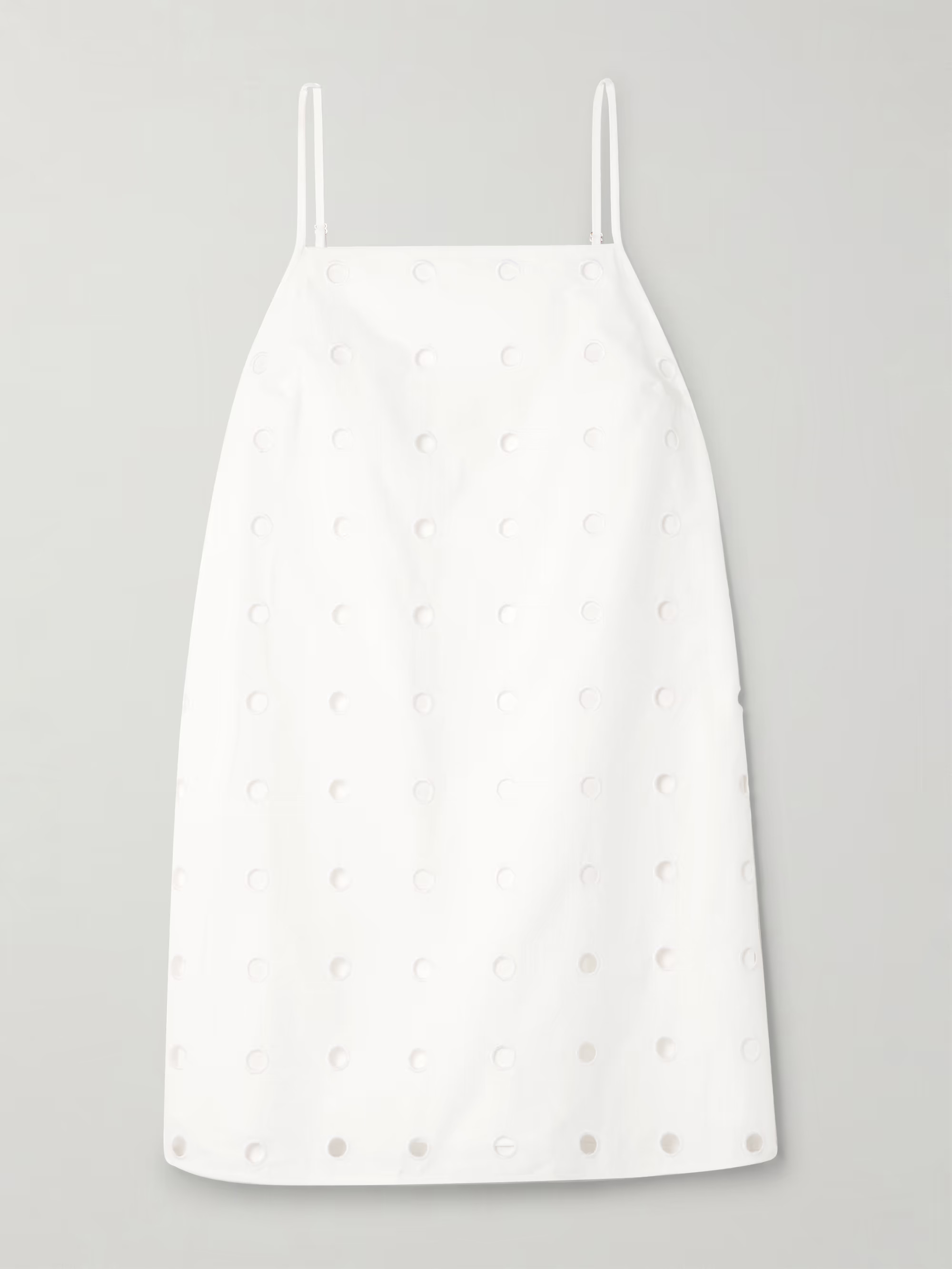 Peggy broderie anglaise cotton-poplin mini dress | NET-A-PORTER (US)
