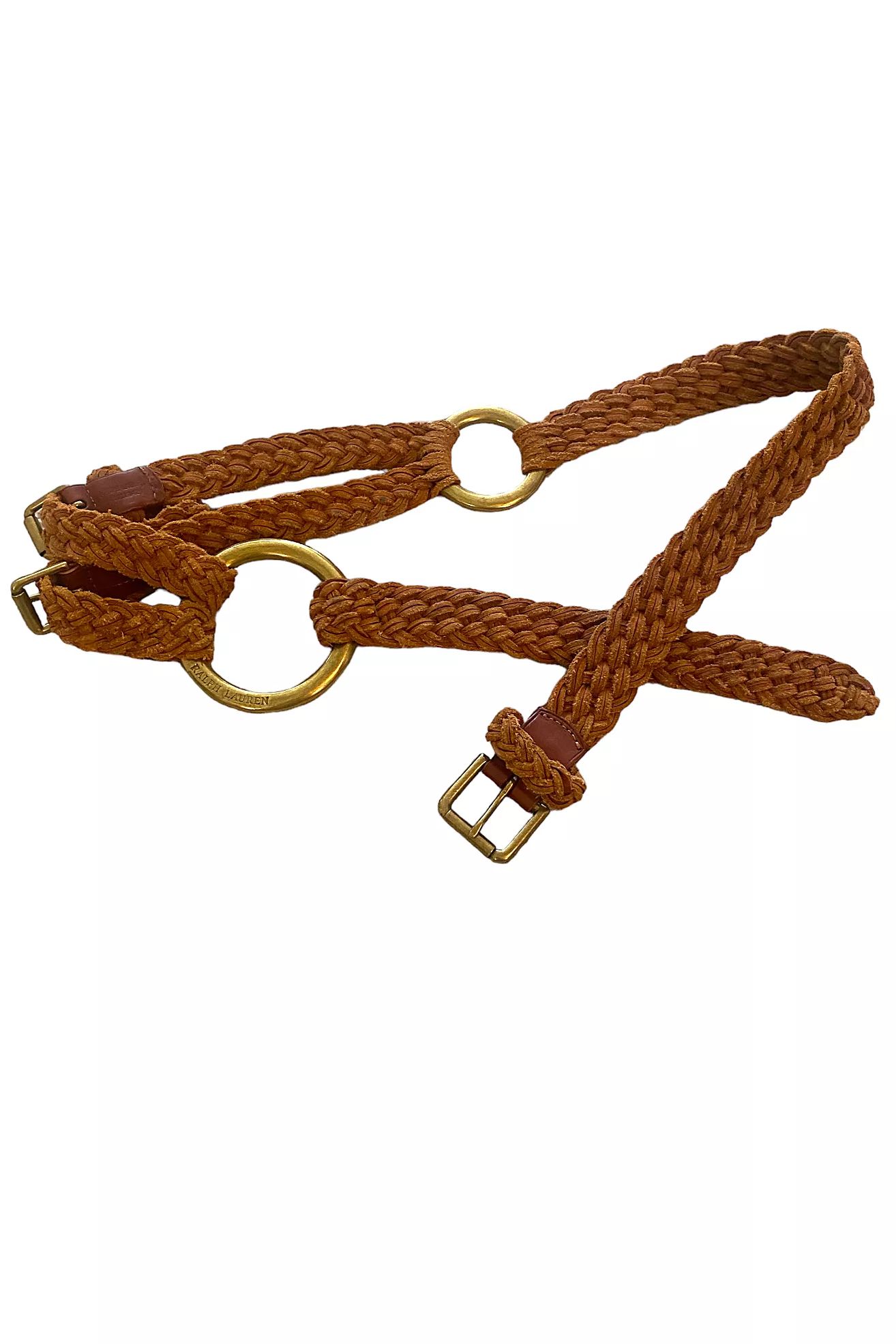 Ralph Lauren Leather Braided and Brass Belt Selected by BusyLady Baca & The Goods | Free People (Global - UK&FR Excluded)