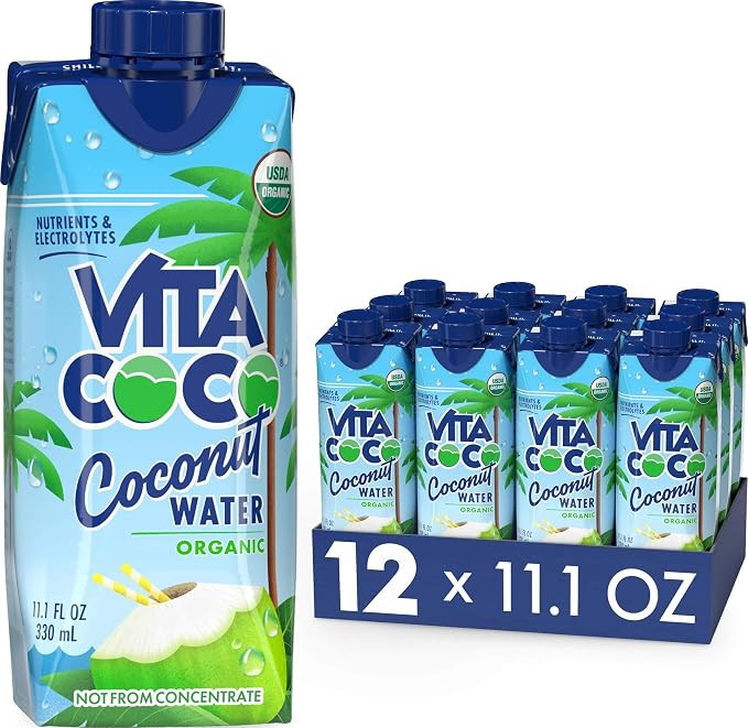 Vita Coco Organic Coconut Water, Original, 11.1 Oz (Pack of 12) | Amazon (US)