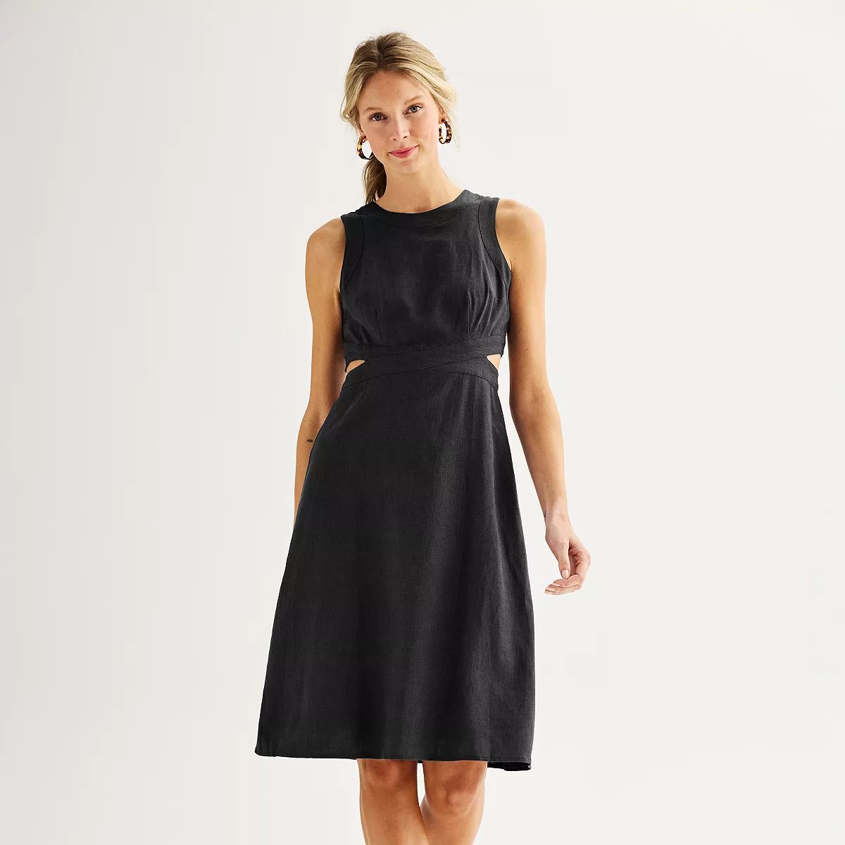 Women's Nine West Side Cut Out Midi Dress | Kohl's