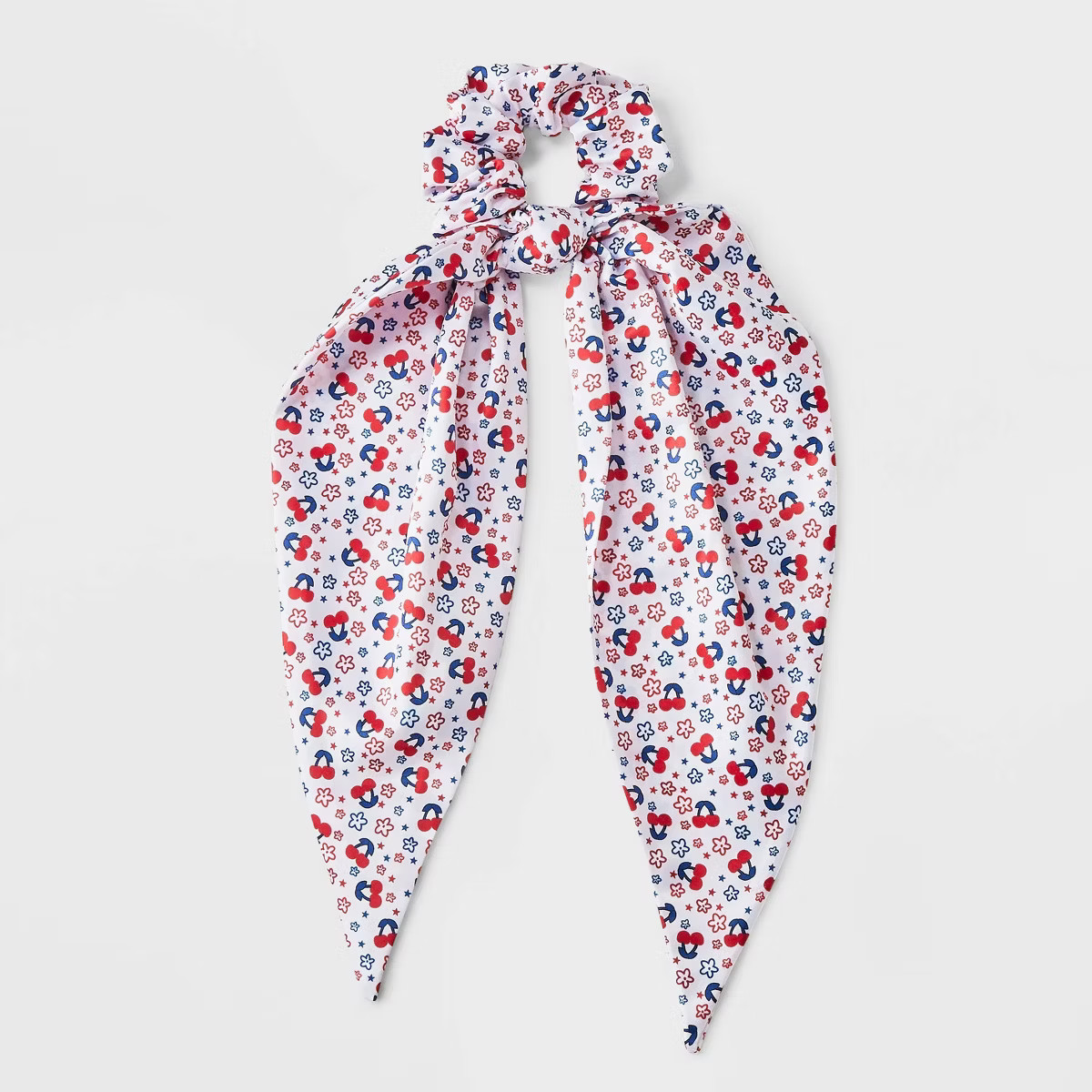 Americana Cherry and Star Print Hair Twister with Tails - Red/White/Blue | Target