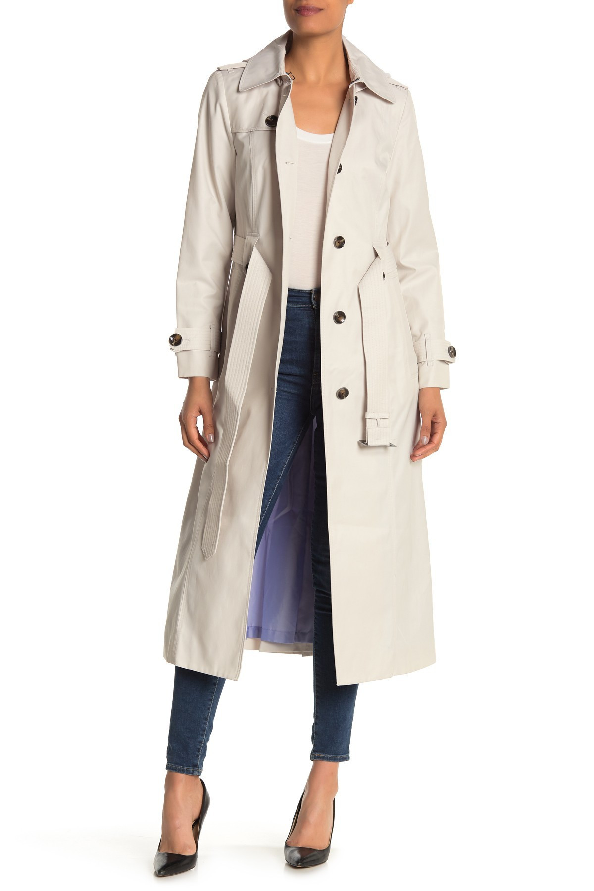 Missy Removable Hood Trench Coat | Nordstrom Rack