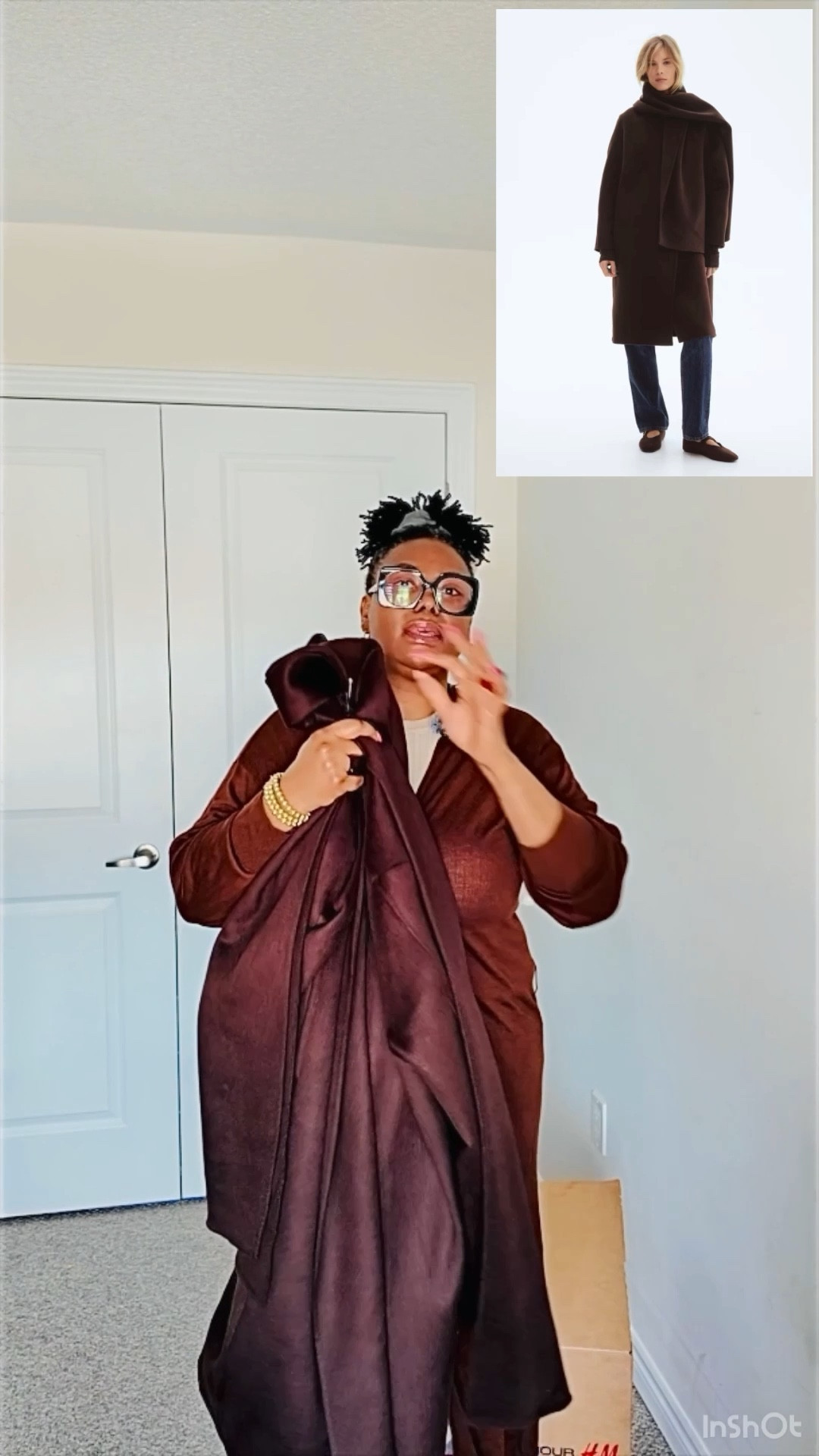 I’m absolutely in love with this coat, the colour and scarf design combo makes it so perfect! The most recent coat addition to my collection. It comes in a lighter shade!

#LTKmodest #LTKworkwear #LTKmidsize